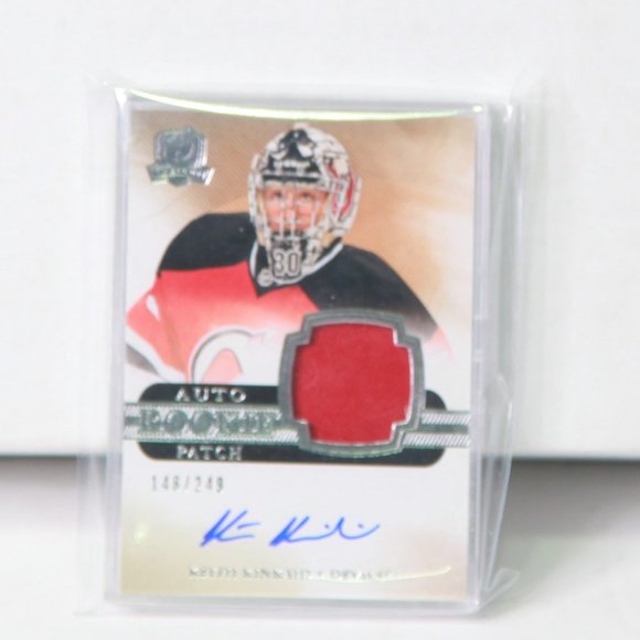 Keith Kinkaid Upper Deck THE CUP HOCKEY 2011/12 Card #141 148/249 Auto/Patch - Picture 1 of 2
